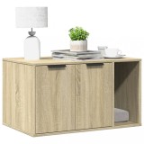 VidaXL Cutie litieră pisici stejar sonoma 80x50x45 cm lemn prelucrat