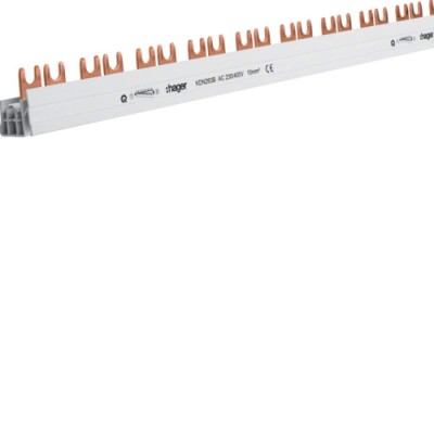 Bareta de alimentare 2P busbar furca 57M 63A Hager KDN263B foto