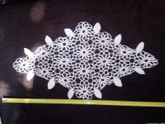 MILEU MACRAME / MACRAMEU - LUCRAT MANUAL 60 CM X 30 CM..