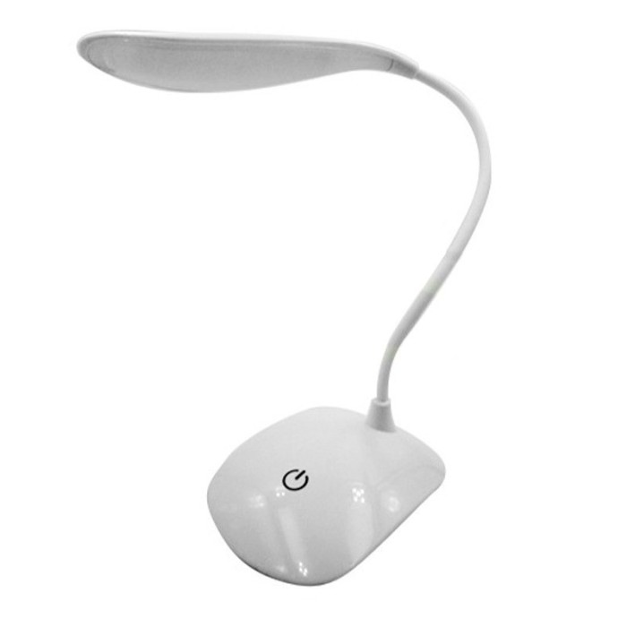 Lampa de birou pe leduri cu alimentare USB si 3 trepte lumina