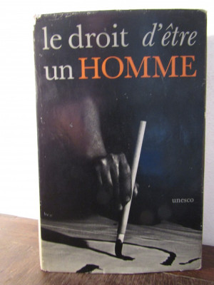 LE DROIT D&amp;#039;ETRE UN HOMME foto