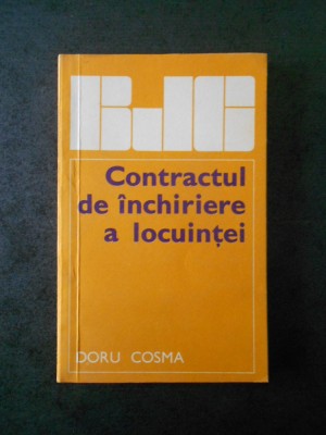 DORU COSMA - CONTRACTUL DE INCHIRIERE A LOCUINTEI foto