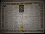 calendar de perete crestin ortodox - din anul 1988