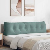 vidaXL Perna pentru spate Verde Mării 180 x 24 x 50 cm Catifea 42014584