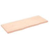 Cumpara ieftin Poliță de perete, 160x60x(2-6)cm, lemn masiv de stejar netratat