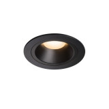 Spot incastrat, NUMINOS M Ceiling lights, black Indoor LED recessed ceiling light black/black 3000K 20&deg; gimballed, rotating and pivoting, including le, SLV