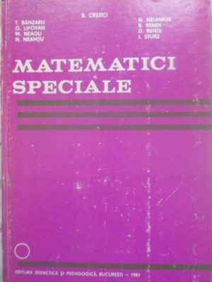 MATEMATICI SPECIALE-B. CRSTICI SI COLAB.-231572 foto