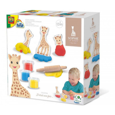 Set de creativitate SES Creative Sophie cu girafe si animalute, 20x20cm, 12 + luni foto