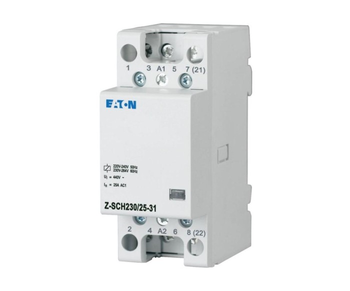 Contactor modular 25A 3ND+1NI 230V Eaton Z-SCH230 25-31