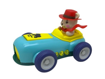 Macheta metal cu Pilot Catel, sunet, lumini, resort 1/36 foto