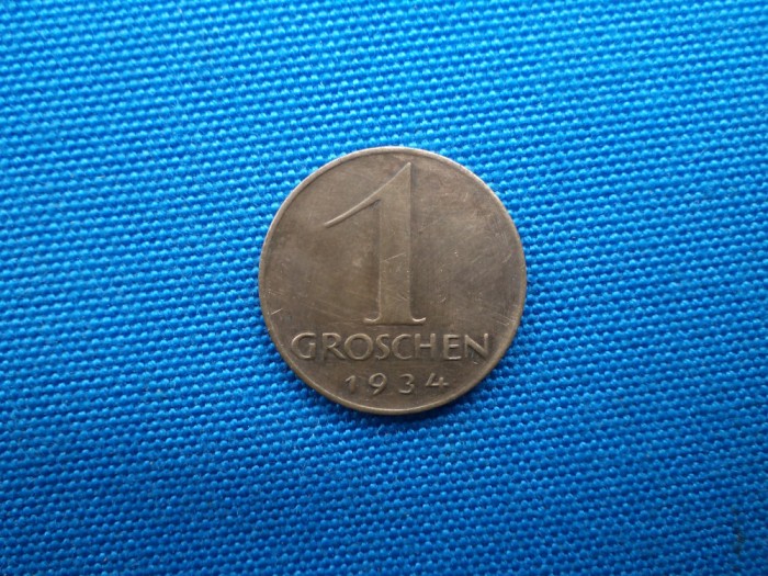 1 GROSCHEN 1934 AUSTRIA