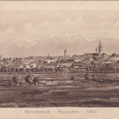 CP SIBIU Hermannstadt vedere generala ND(1917)