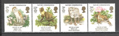 Anglia/Marea Britanie.1986 EUROPA-Natura si protejarea mediului GA.211 foto