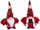 Cumpara ieftin Set 2 figurine Gnomi textil multicolor 21x9x30 cm