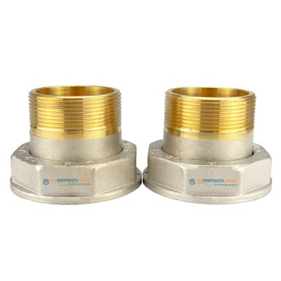 Sistem prindere contor gaz G25 2&amp;amp;quot; 1/2, Proconstructo Group, doua bucati olandezi din alama foto