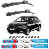 Ștergătoare Skoda Fabia III Combi (2014&ndash;2021) &ndash; Set față
