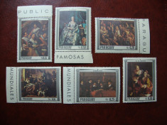 PARAGUAY SERIE PICTURI MNH foto