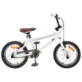 vidaXL BMX 20 Inci pentru peste 9 ani Alb 42009729