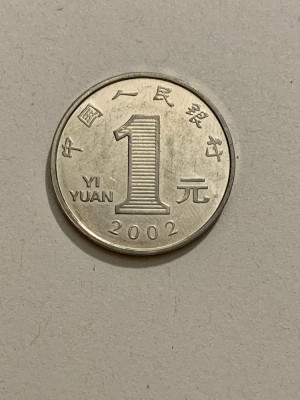 Moneda 1 YUAN - China - 2002 - KM 1212 (169) foto