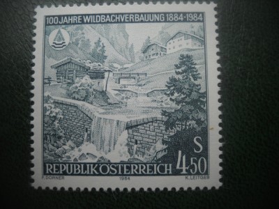 HOPCT TIMBRE MNH 742 PREVENTIA EROZIUNILOR CU BARAJE 1984 -1 VAL AUSTRIA foto
