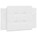 Cumpara ieftin Perna pentru tablie pat, Zadar, alb, 80 cm, piele artificiala