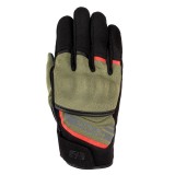MBS Manusi piele/textil Oxford Dakar 1.0, verde/rosu, S, Cod Produs: GM221104SOX