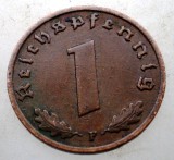 B.016 GERMANIA 1 REICHSPFENNIG 1937 F, Europa, Bronz