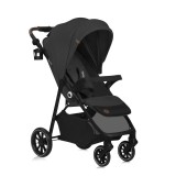 Carucior sport Lionelo Emma One cu tavita si maner reglabil, gri, pana la 22 kg