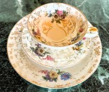 Set - mic dejun / ceai / cafea - Johann Haviland - 1 persoana - poleit cu aur 24K, Decorative