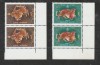 Mongolia 1999 - #728 Anul Iepurelui x2 - 2v MNH, Nestampilat
