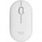 Mouse Wireless Bluetooth M350, 1.000 DPI, 3 Butoane, Receptor USB, Mod Repaus, Pebble Alb