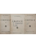 Titu Maiorescu - Critice, 3 vol. (editia 1931)
