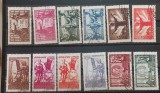 Romania 1945 - Apararea Patriotica,hartie alba,stampilate