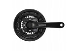 Angrenaj Pedalier Shimano FC-TY501 Negru Cu Aparatoare 6 7 8 Viteze 48 38 28 Dinti 170mm