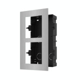 Panou frontal pentru 2 module de videointerfon modular Hikvision DS-KD-
