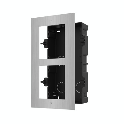 Panou frontal pentru 2 module de videointerfon modular Hikvision DS-KD- foto