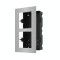 Panou frontal pentru 2 module de videointerfon modular Hikvision DS-KD-