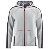 Hanorac Dama Red Chili Jolon ZIP Hoody Gri Melange S, Gluga, Bumbac/Poliester, Antrenament, Casual, Drumetii