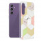 Husa pentru Samsung Galaxy S23 FE, Techsuit Marble Series, Purple Hex