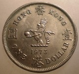 B.491 HONG KONG COLONIE BRITANICA ELIZABETH II 1 ONE DOLLAR 1972 XF