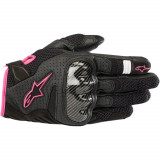 Cumpara ieftin Manusi Moto Dama Alpinestars Stella SMX1-Air V2 Gloves, Negru/Roz, Extra-Small