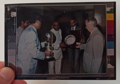 Nicolae Ceausescu, primirea unor premii sportive// negativ foto foto