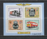 Ungaria 1979 - Calea Ferata Gyor-Sopron-Ebenfurt 100 de Ani M/S 1v MNH, Nestampilat