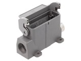 Carcasă aluminiu HARTING Han 16A IP65 cu clichet