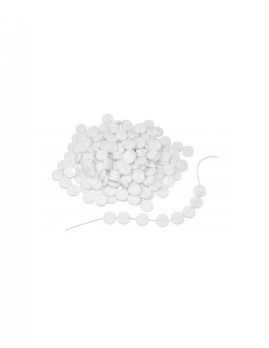 Margele plate albe 500 - Playbox