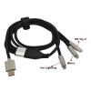 Cablu Fast 100W 3in1 Micro Tip C IOS CA-880 2B045 XXM