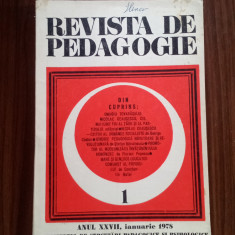 Revista de pedagogie Nr. 1/1978