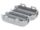 Ferită cablu rotund gri 30mm x 23mm x 7mm două piese