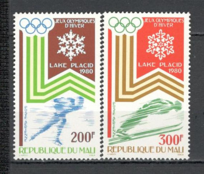 Mali.1980 Posta aeriana-Olimpiada de iarna LAKE PLACID DM.142 foto