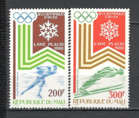 Mali.1980 Posta aeriana-Olimpiada de iarna LAKE PLACID DM.142